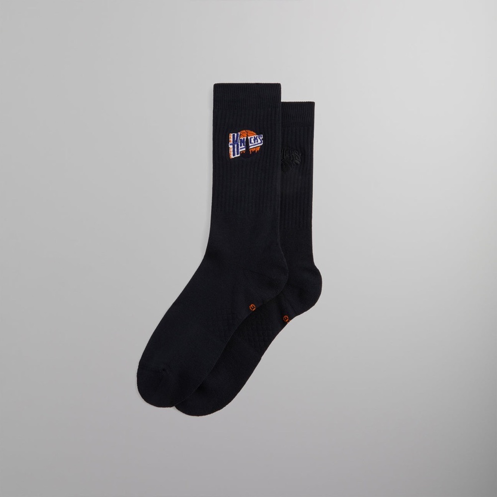 Kith & Stance For The New York Knicks Logo Socks 'Black' FW23 One Size Deadstock